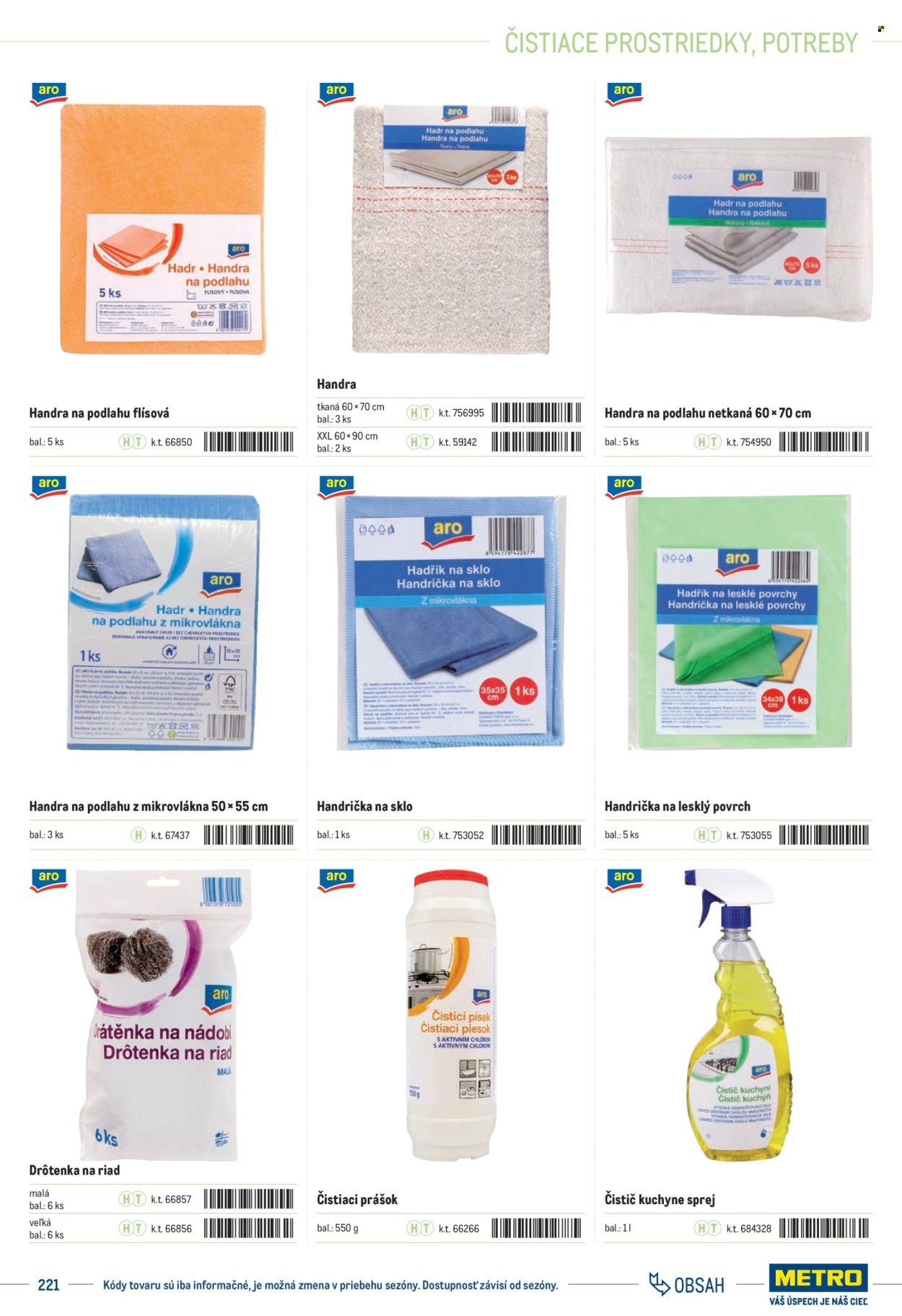 METRO leták - Katalóg vlastných značiek METRO (2025-10-01 - 2025-12-31) | 221