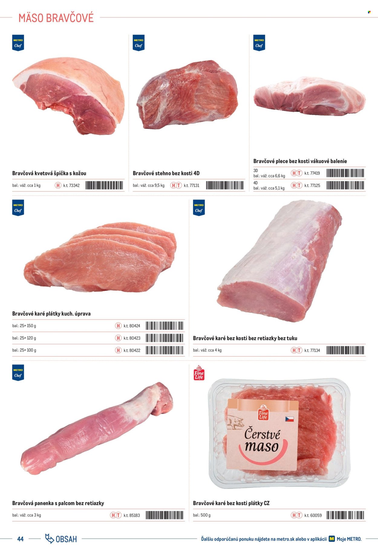 METRO leták - Katalóg vlastných značiek METRO (2025-10-01 - 2025-12-31) | 44