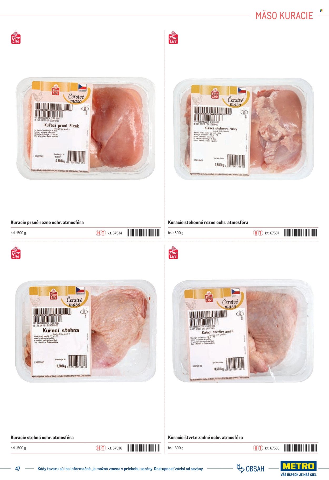 METRO leták - Katalóg vlastných značiek METRO (2025-10-01 - 2025-12-31) | 47