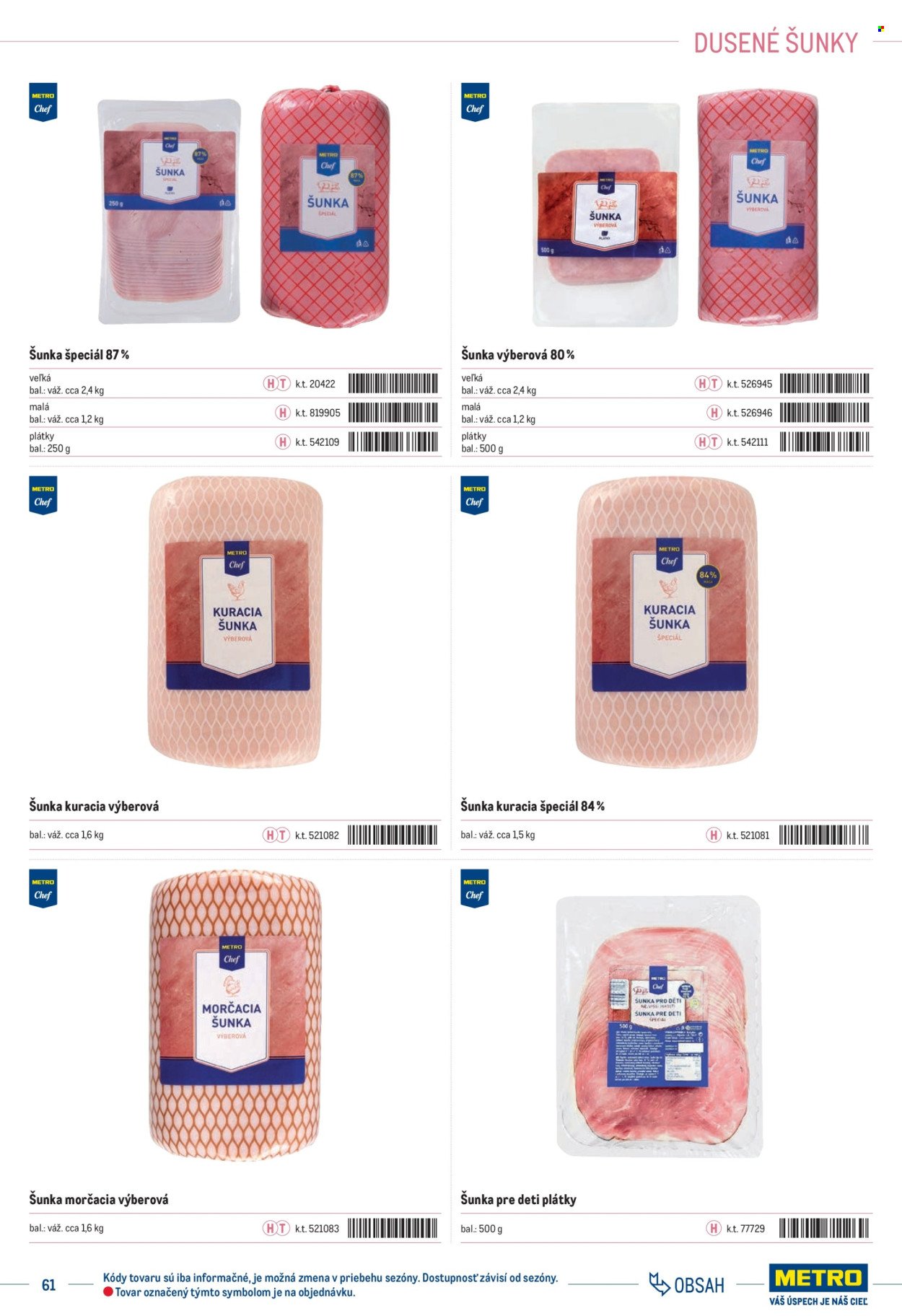 METRO leták - Katalóg vlastných značiek METRO (2025-10-01 - 2025-12-31) | 61