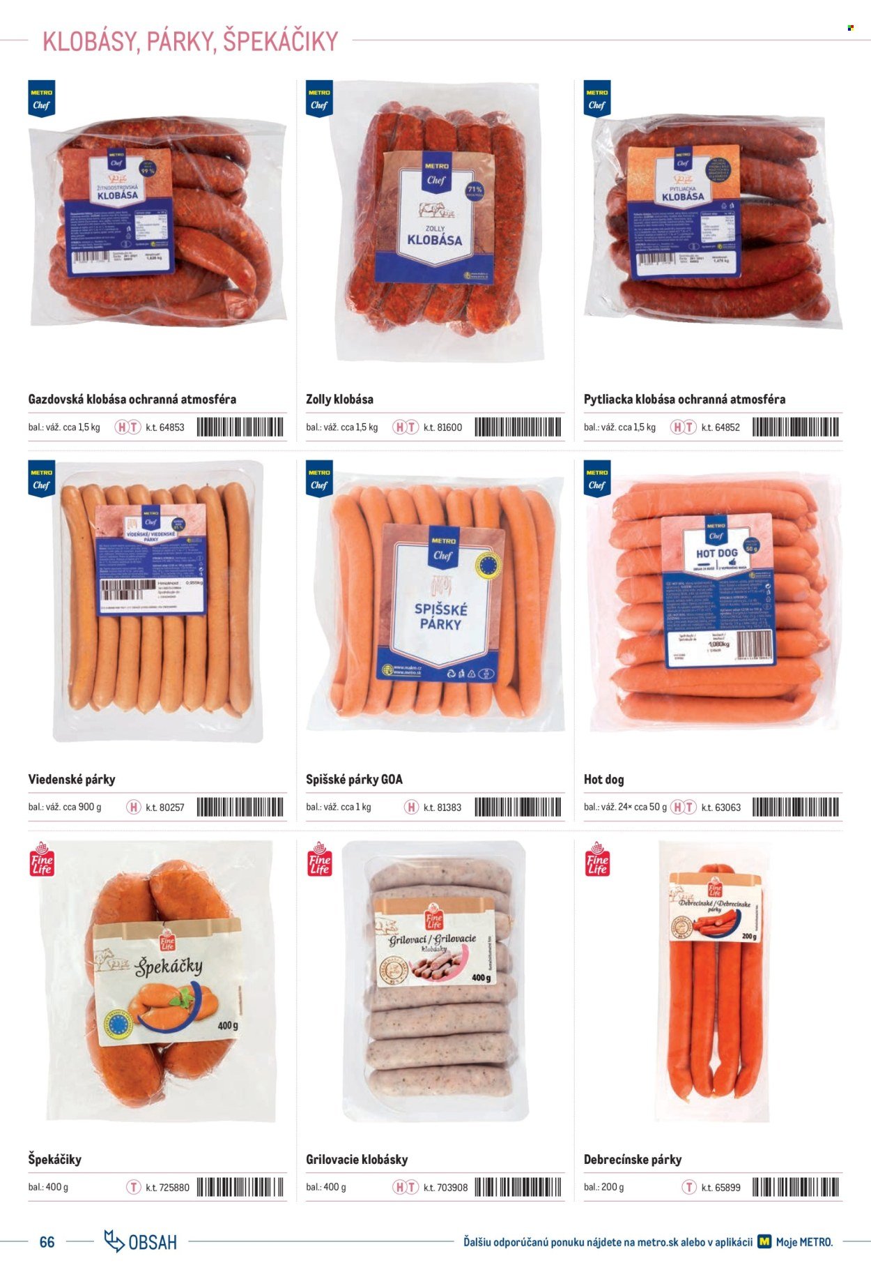 METRO leták - Katalóg vlastných značiek METRO (2025-10-01 - 2025-12-31) | 66