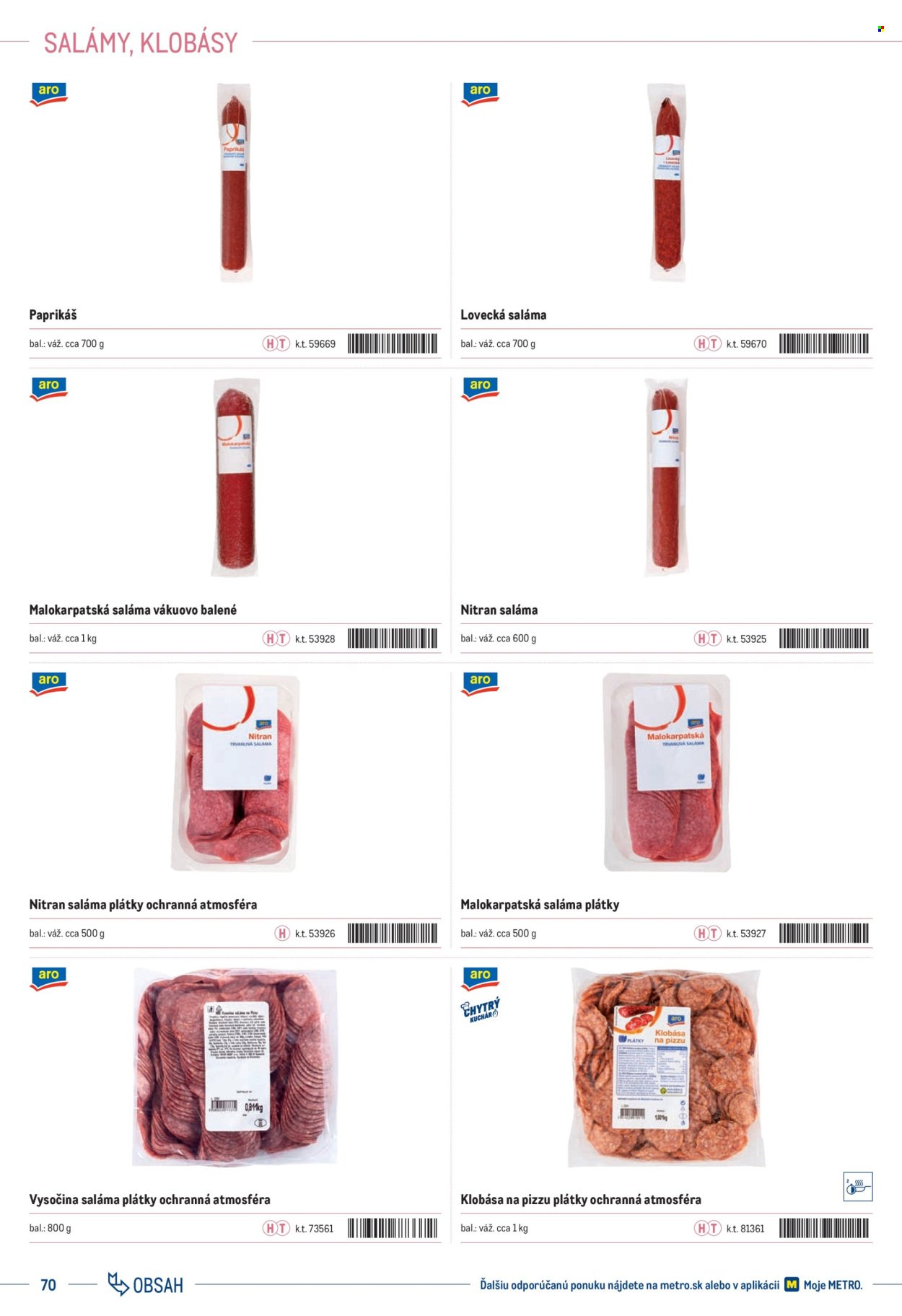 METRO leták - Katalóg vlastných značiek METRO (2025-10-01 - 2025-12-31) | 70