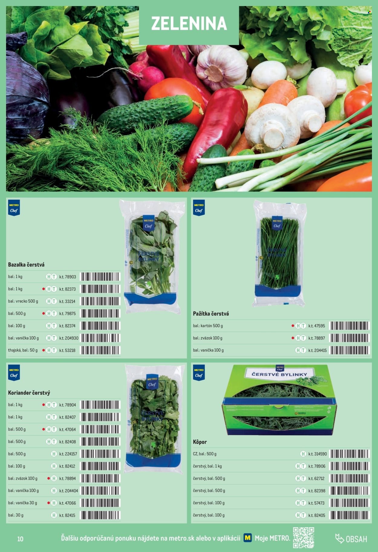 METRO leták - Katalóg vlastných značiek METRO (2025-10-01 - 2025-12-31) | 10