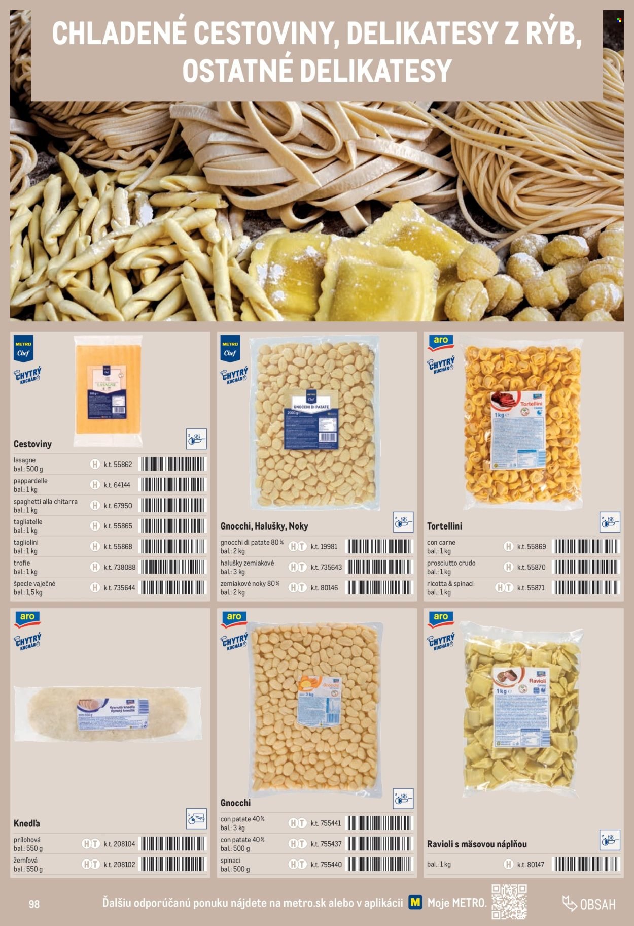 METRO leták - Katalóg vlastných značiek METRO (2025-10-01 - 2025-12-31) | 98