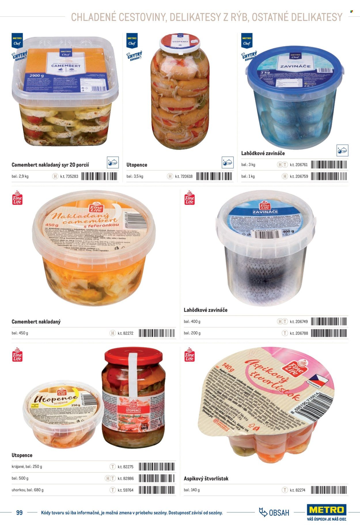 METRO leták - Katalóg vlastných značiek METRO (2025-10-01 - 2025-12-31) | 99
