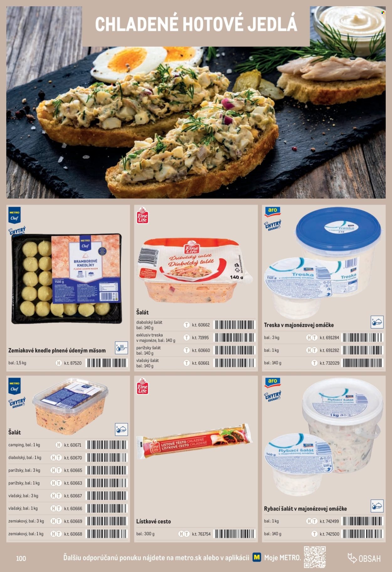 METRO leták - Katalóg vlastných značiek METRO (2025-10-01 - 2025-12-31) | 100