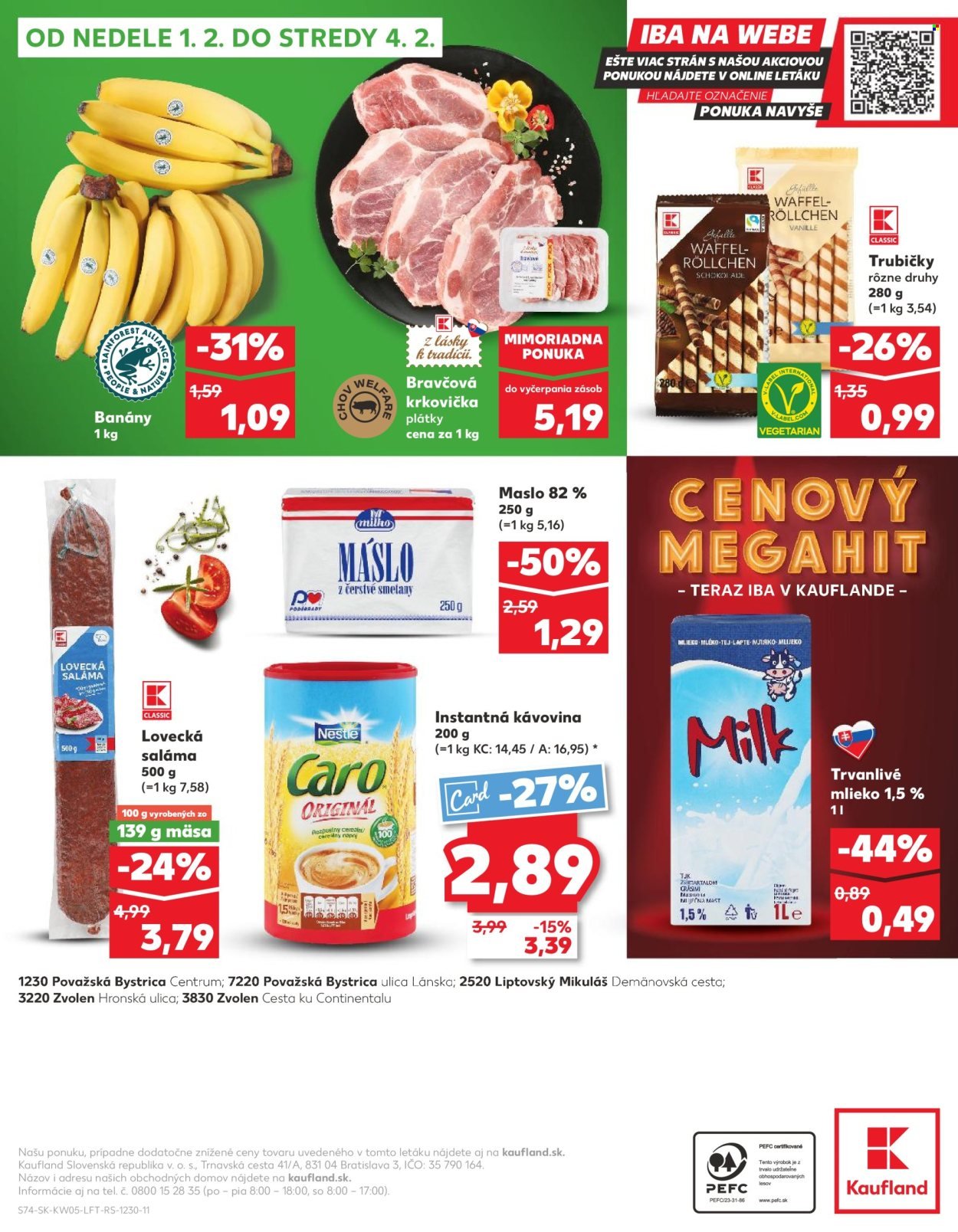 KAUFLAND leták - Od štvrtka 29.1.2026 (2026-01-29 - 2026-02-04) | 74
