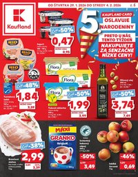 KAUFLAND leták - Od štvrtka 29.1.2026 (2026-01-29 - 2026-02-04)