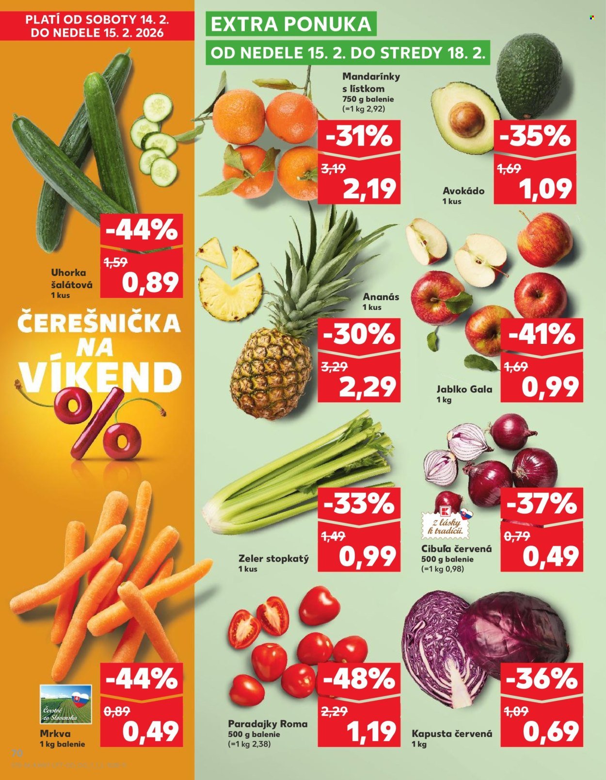 KAUFLAND leták - Od štvrtka 12.2.2026 (2026-02-12 - 2026-02-18) | 70