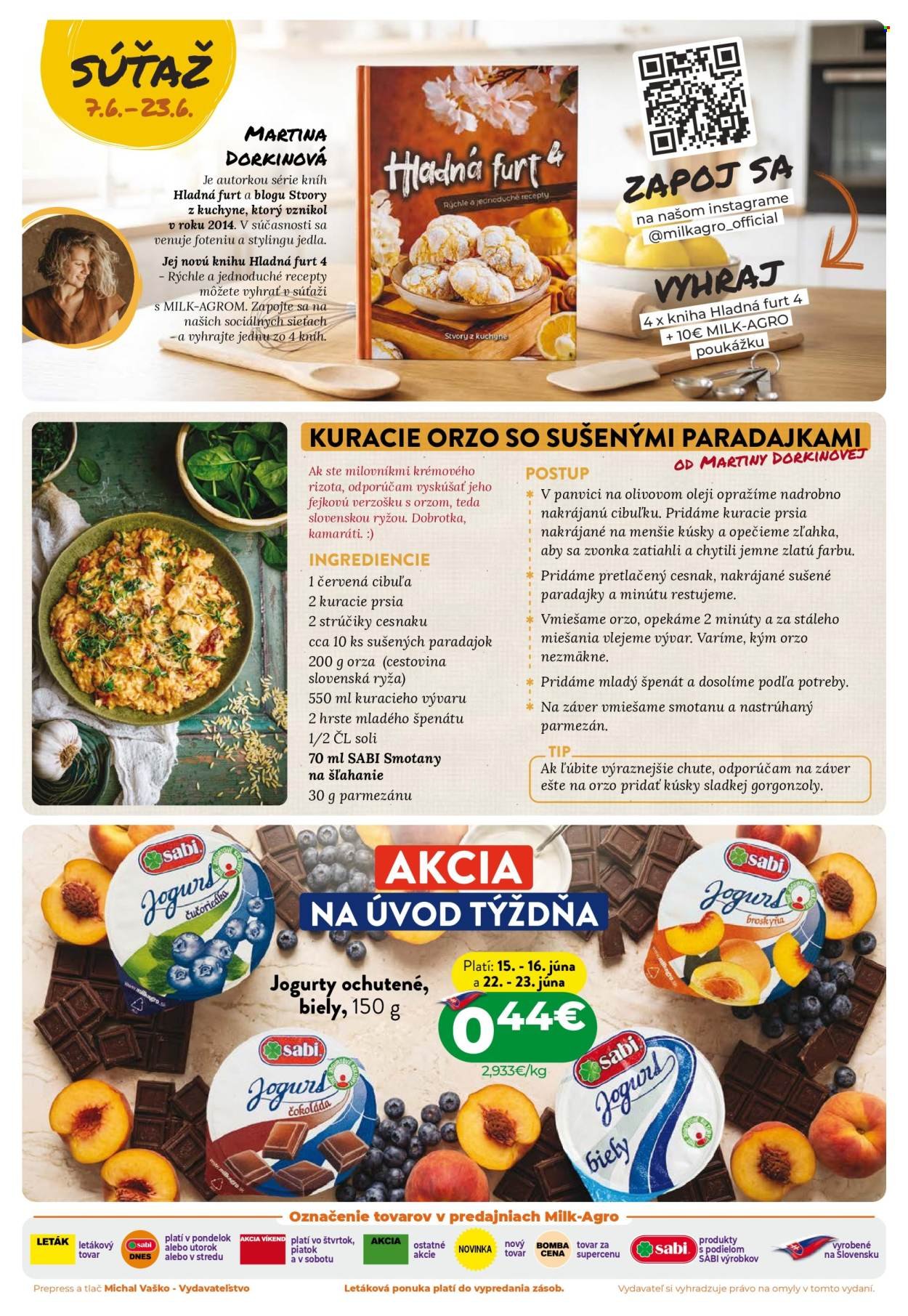 MILK AGRO leták - Od stredy 10.6.2026