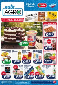 MILK AGRO leták - Od stredy 10.6.2026
