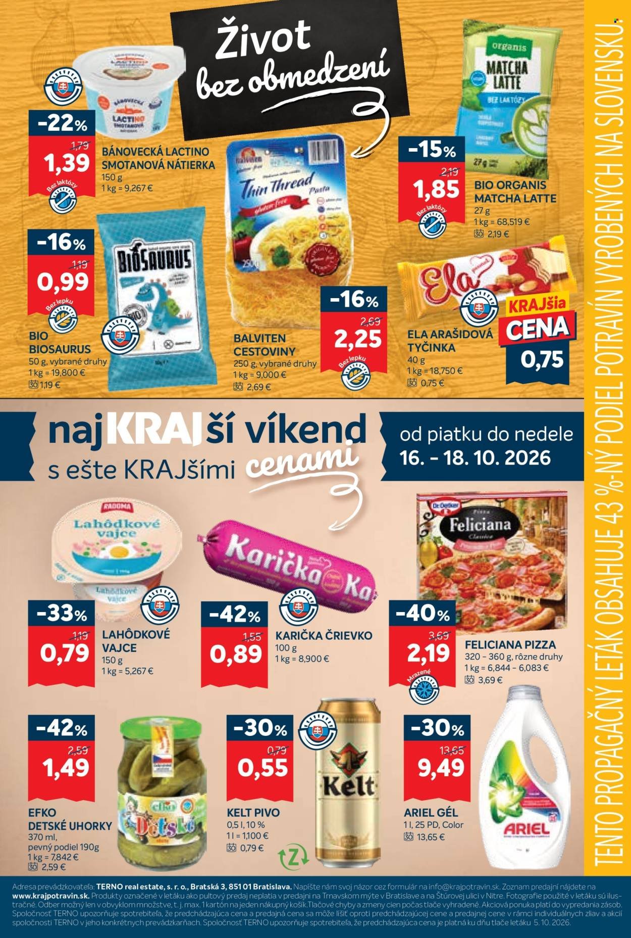KRAJ leták - Od štvrtka 15.10.2026