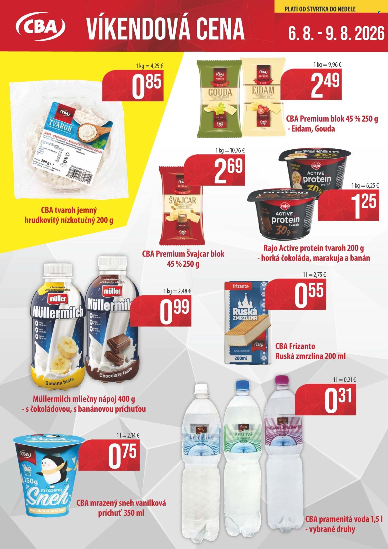 CBA KOMFOS leták - Víkendová cena
