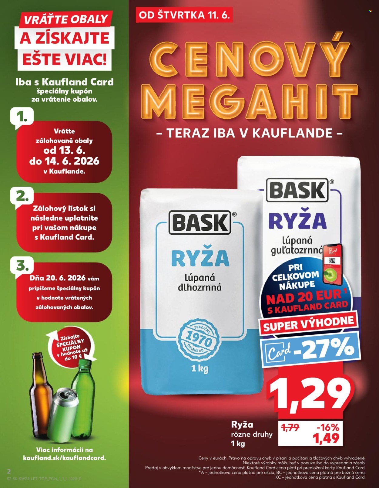 KAUFLAND leták - Od štvrtka 11.6.2026