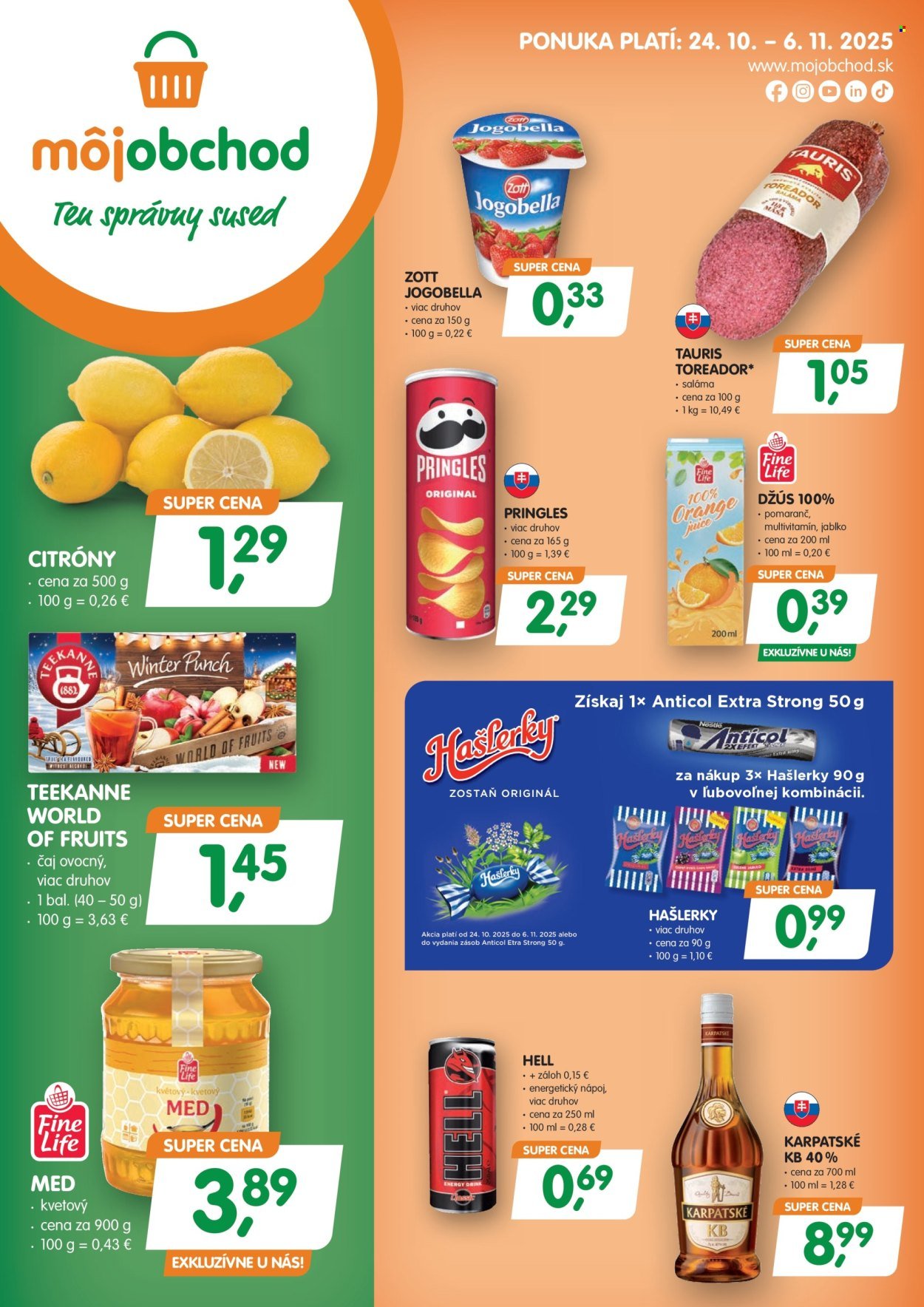 MÔJ OBCHOD leták - Od piatka 24.10.2025 (2025-10-24 - 2025-11-06) | 1