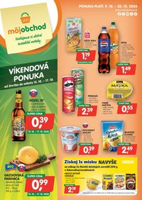 MÔJ OBCHOD leták - Od piatka 9.10.2026