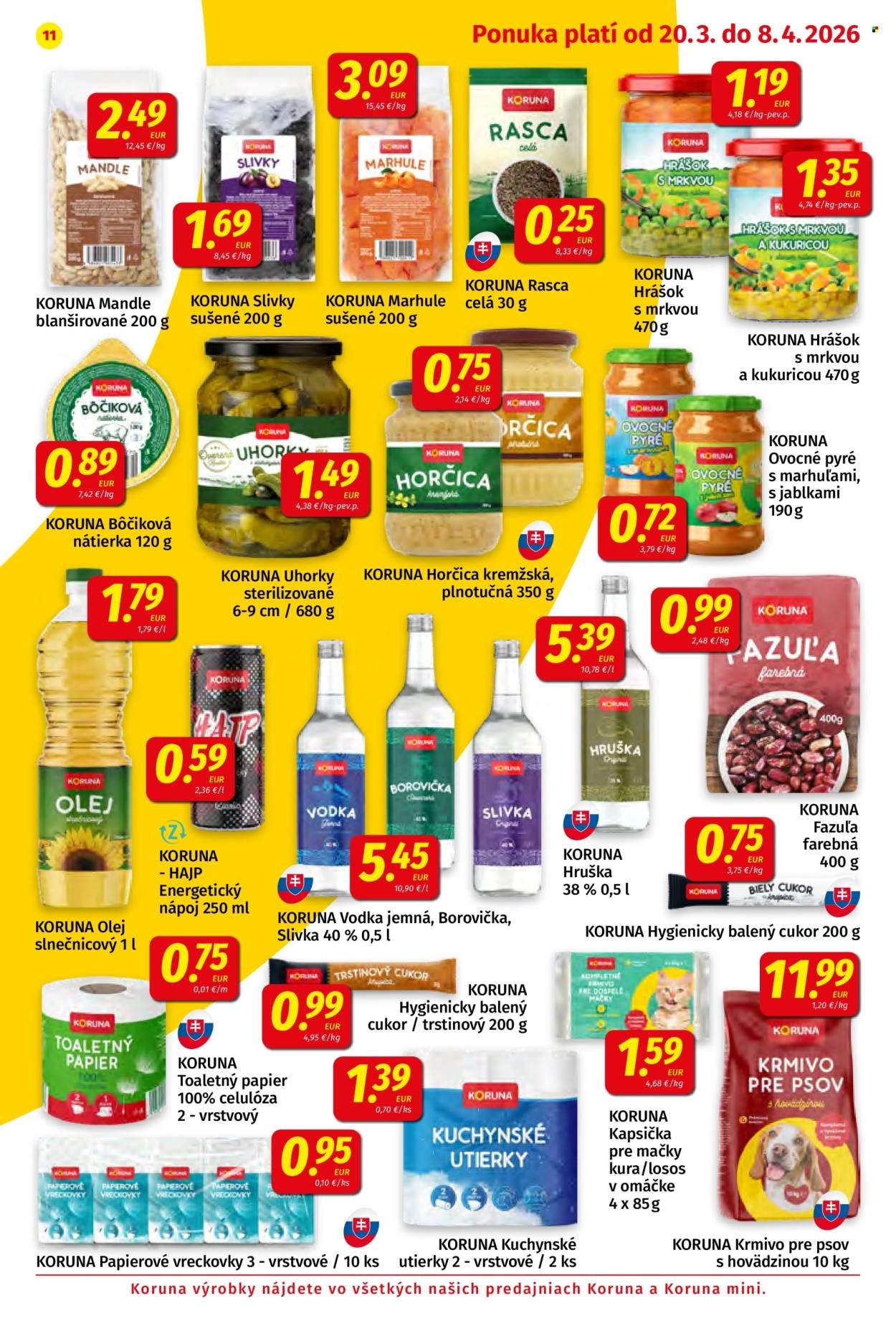POTRAVINY KORUNA leták - Od piatka 20.3.2026 (2026-03-20 - 2026-04-08) | 11