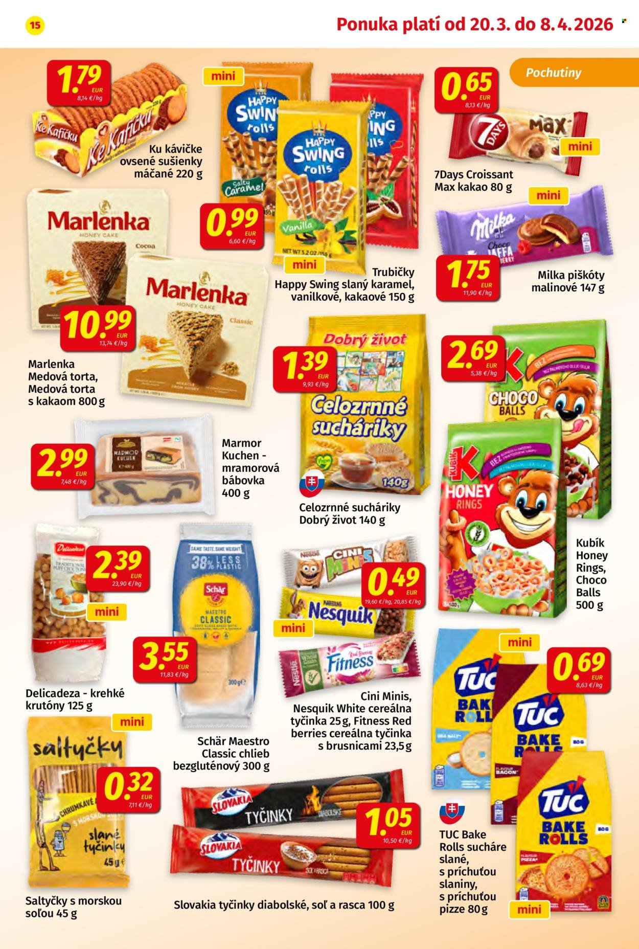 POTRAVINY KORUNA leták - Od piatka 20.3.2026 (2026-03-20 - 2026-04-08) | 15