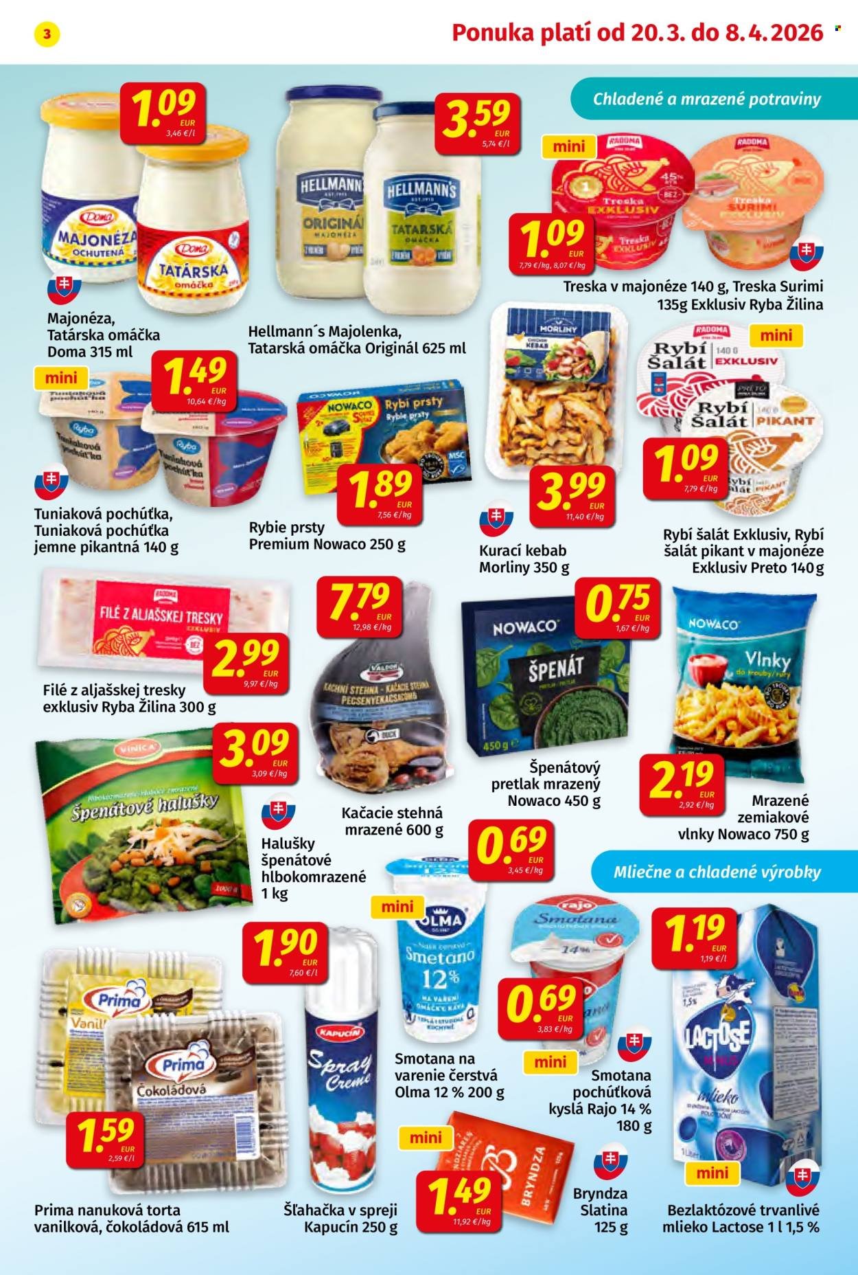 POTRAVINY KORUNA leták - Od piatka 20.3.2026 (2026-03-20 - 2026-04-08) | 3