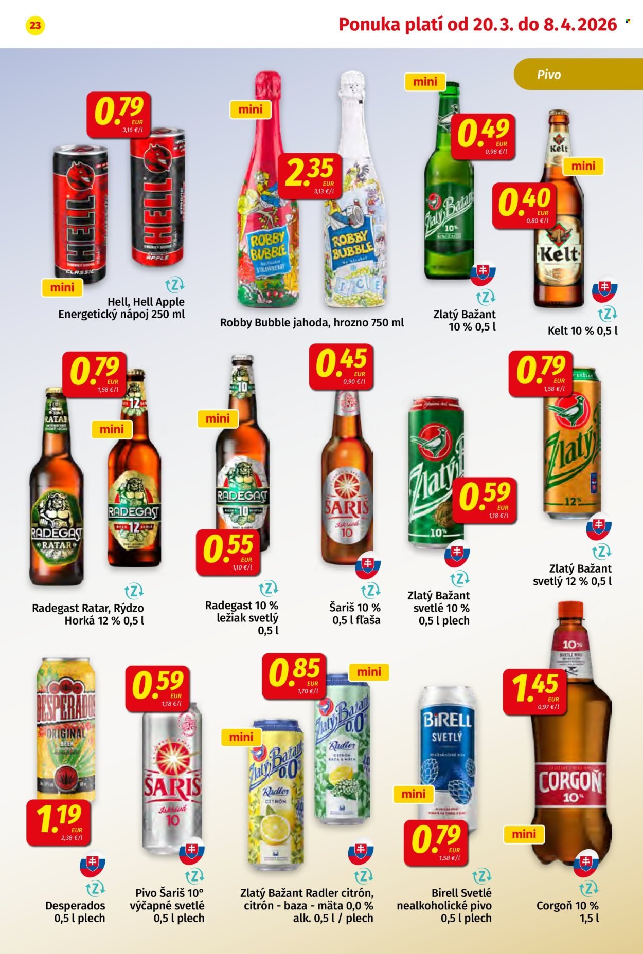 POTRAVINY KORUNA leták - Od piatka 20.3.2026 (2026-03-20 - 2026-04-08) | 23