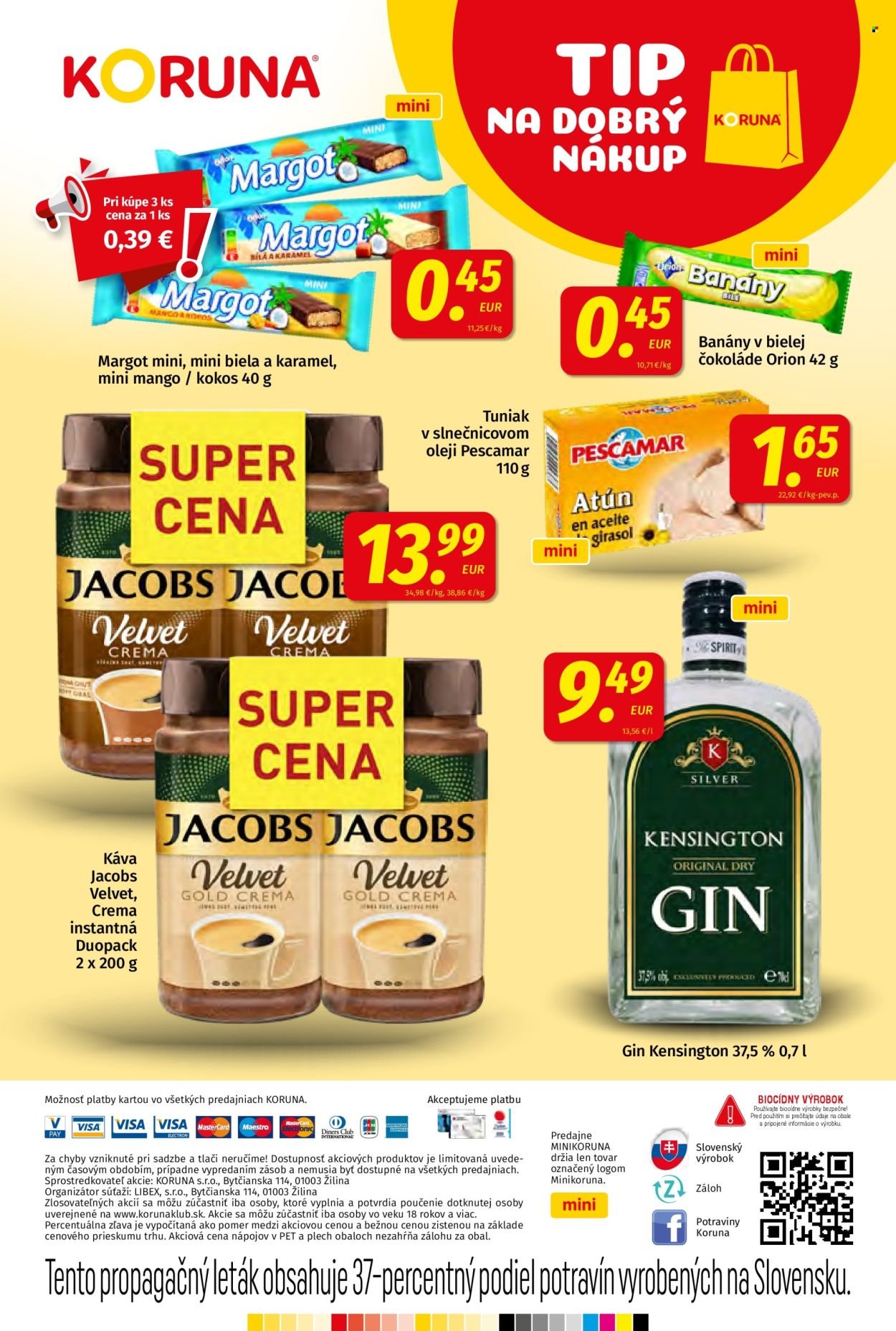 POTRAVINY KORUNA leták - Od piatka 20.3.2026 (2026-03-20 - 2026-04-08) | 28