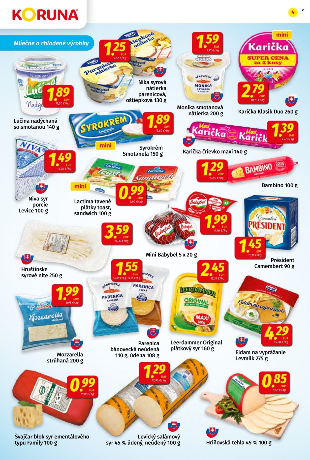 POTRAVINY KORUNA leták - Od piatka 20.3.2026 (2026-03-20 - 2026-04-08) | 4