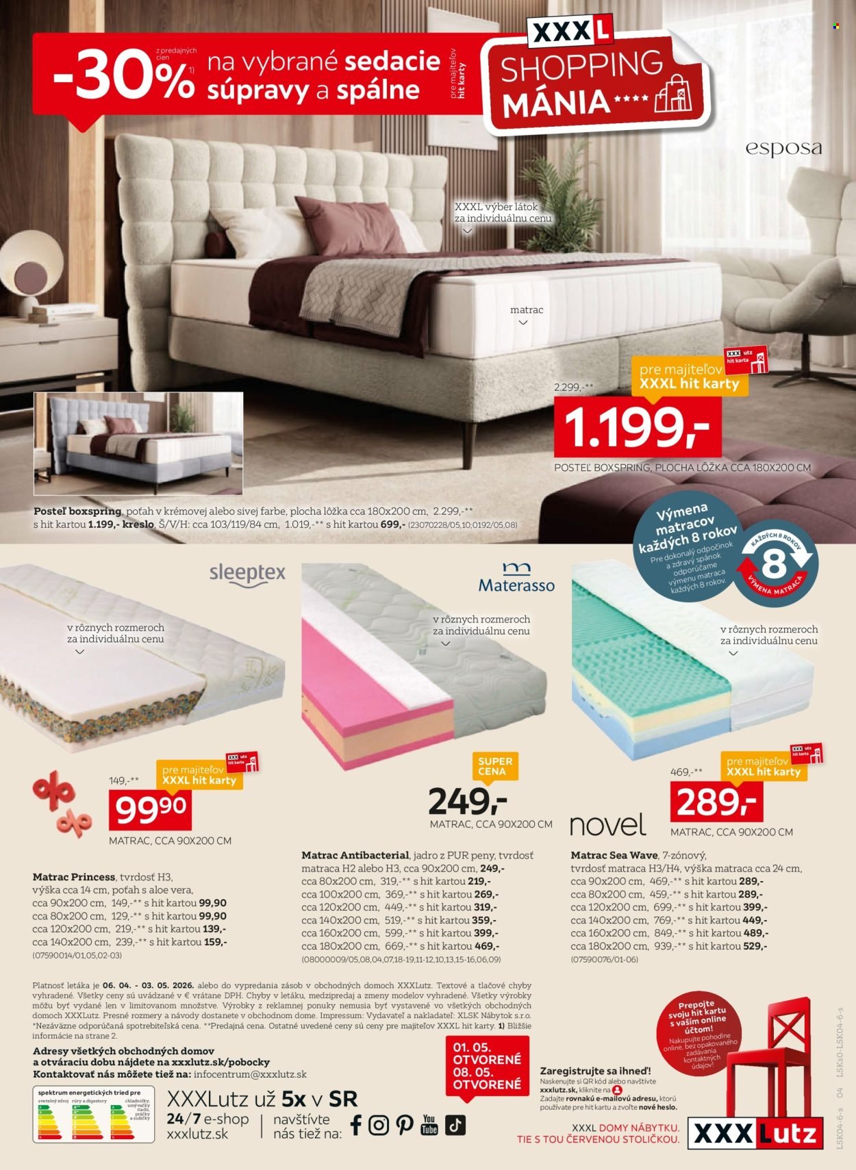 XXXLUTZ leták - Od pondelka 6.4.2026 (2026-04-06 - 2026-05-03) | 4