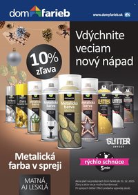 DOM FARIEB leták - Rozžiarte zimné dekorácie! (2025-12-03 - 2025-12-31)