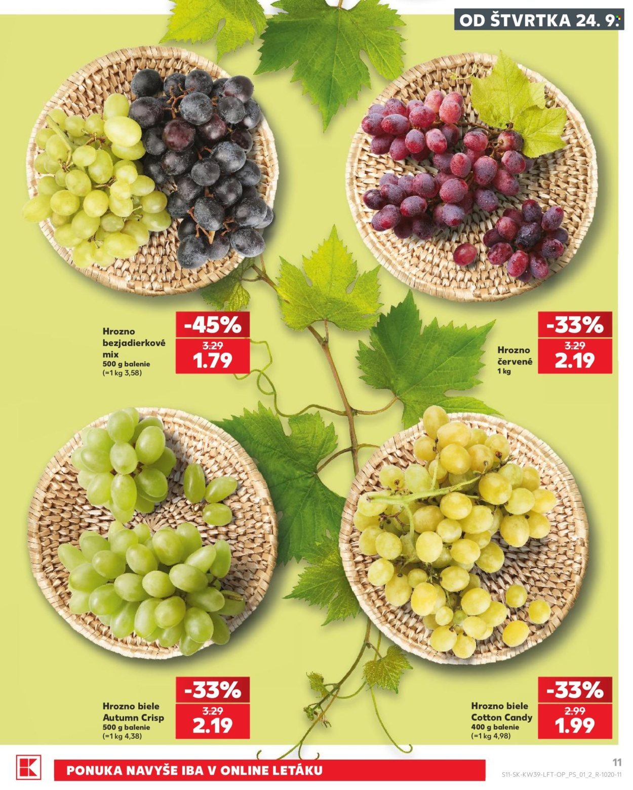 KAUFLAND leták - Od štvrtka 24.9.2026