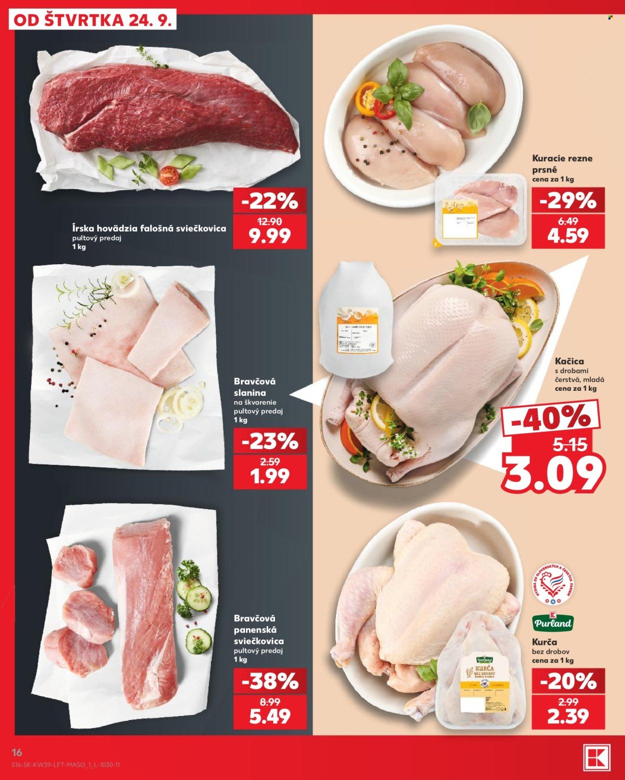 KAUFLAND leták - Od štvrtka 24.9.2026