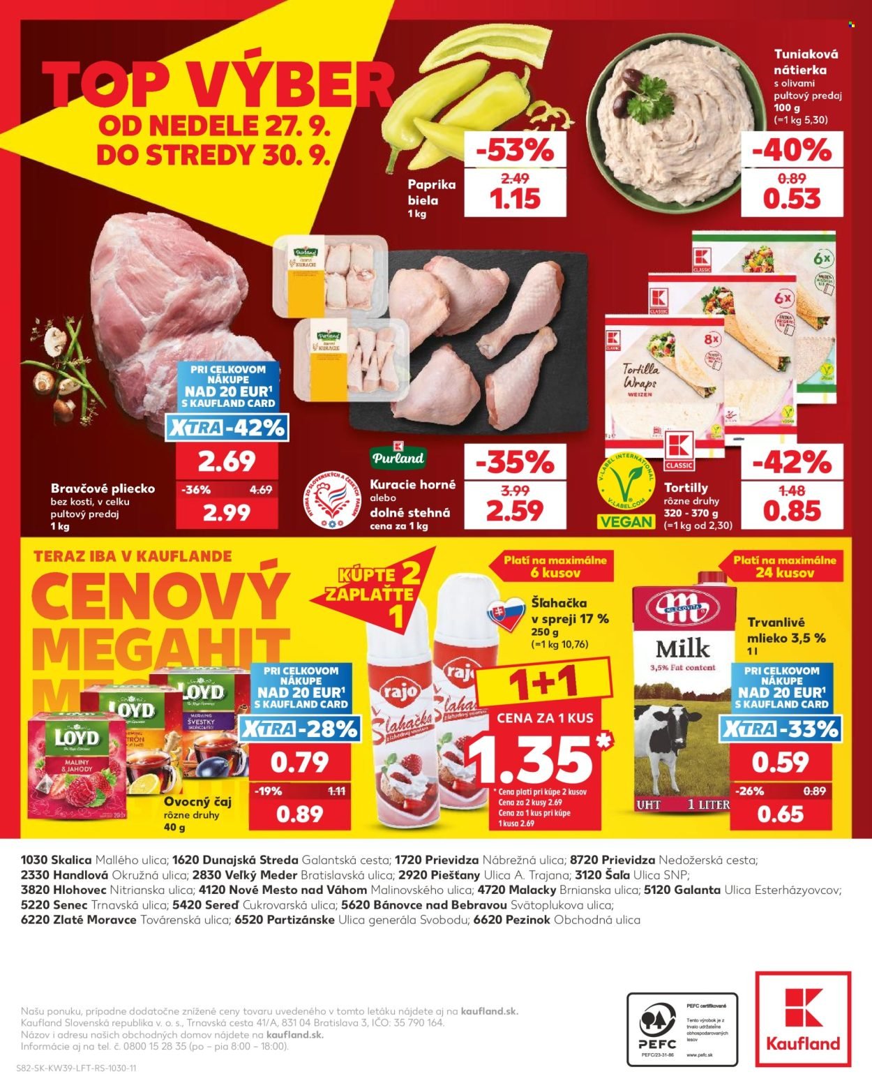 KAUFLAND leták - Od štvrtka 24.9.2026