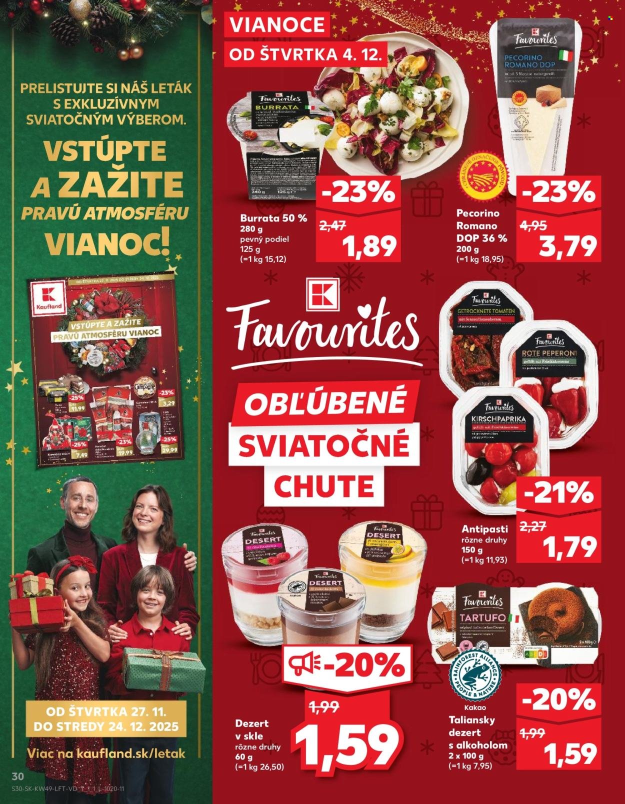 KAUFLAND leták - Od štvrtka 4.12.2025 (2025-12-04 - 2025-12-10) | 30