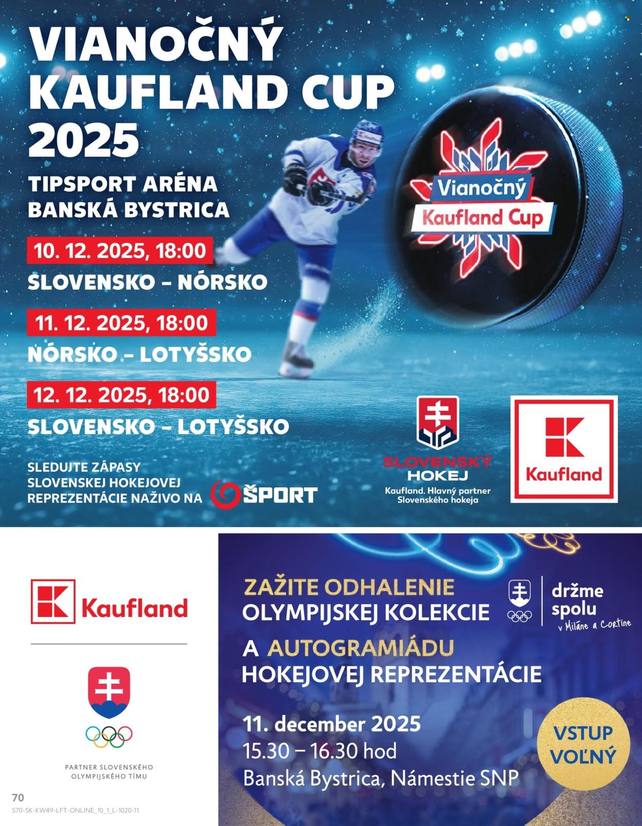 KAUFLAND leták - Od štvrtka 4.12.2025 (2025-12-04 - 2025-12-10) | 70