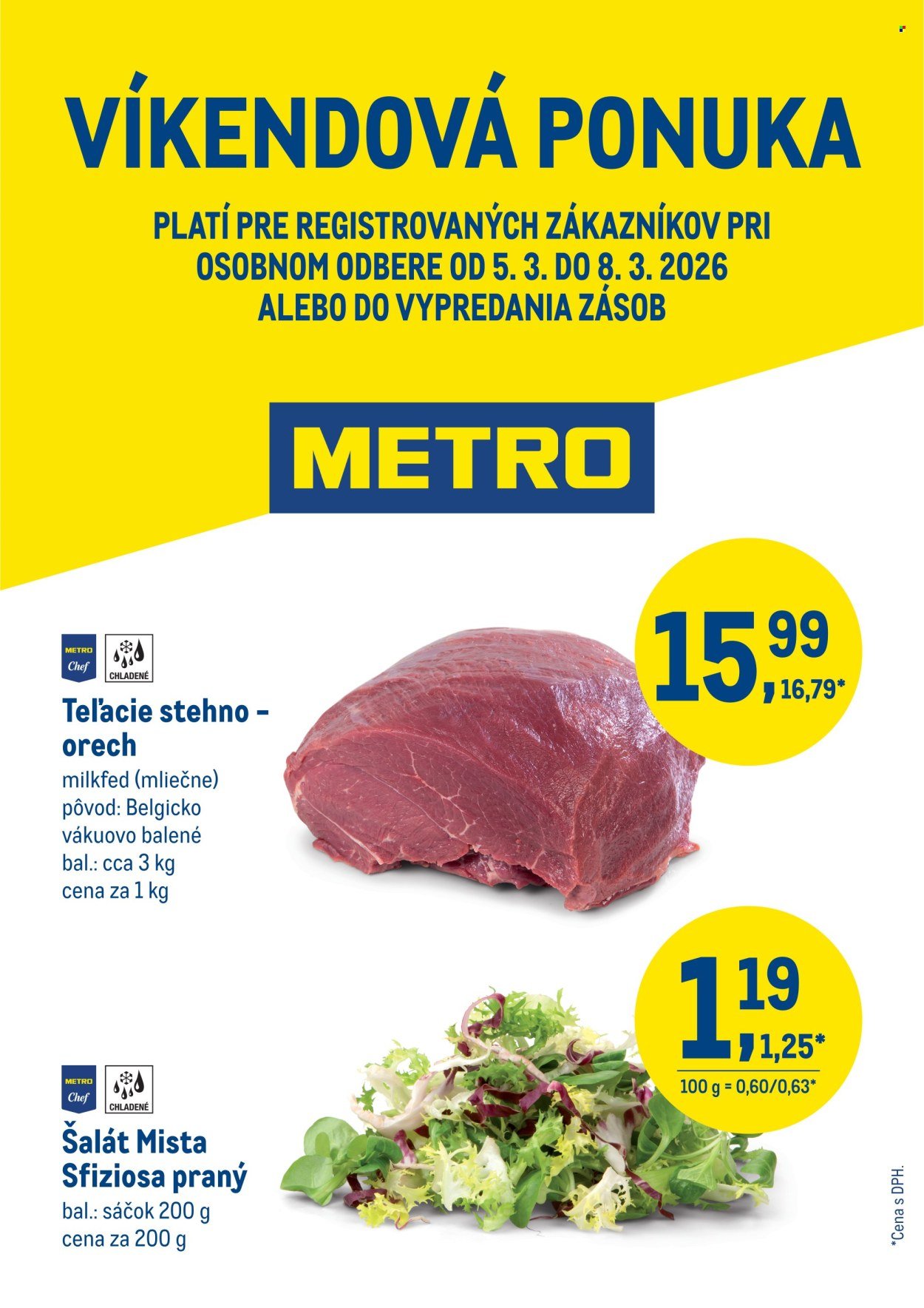 METRO leták - Víkendová ponuka (2026-03-05 - 2026-03-08) | 1