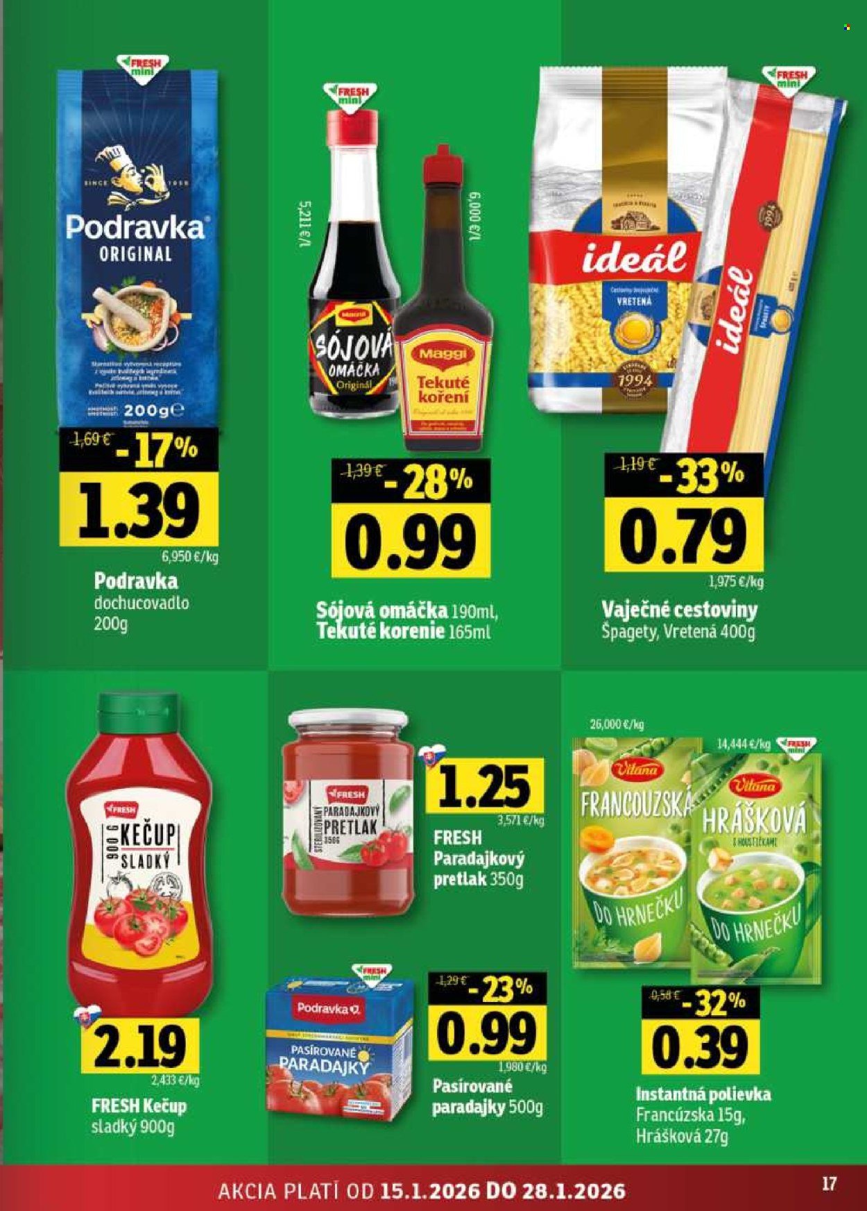FRESH leták - Stredné a západné Slovensko (2026-01-15 - 2026-01-28) | 17