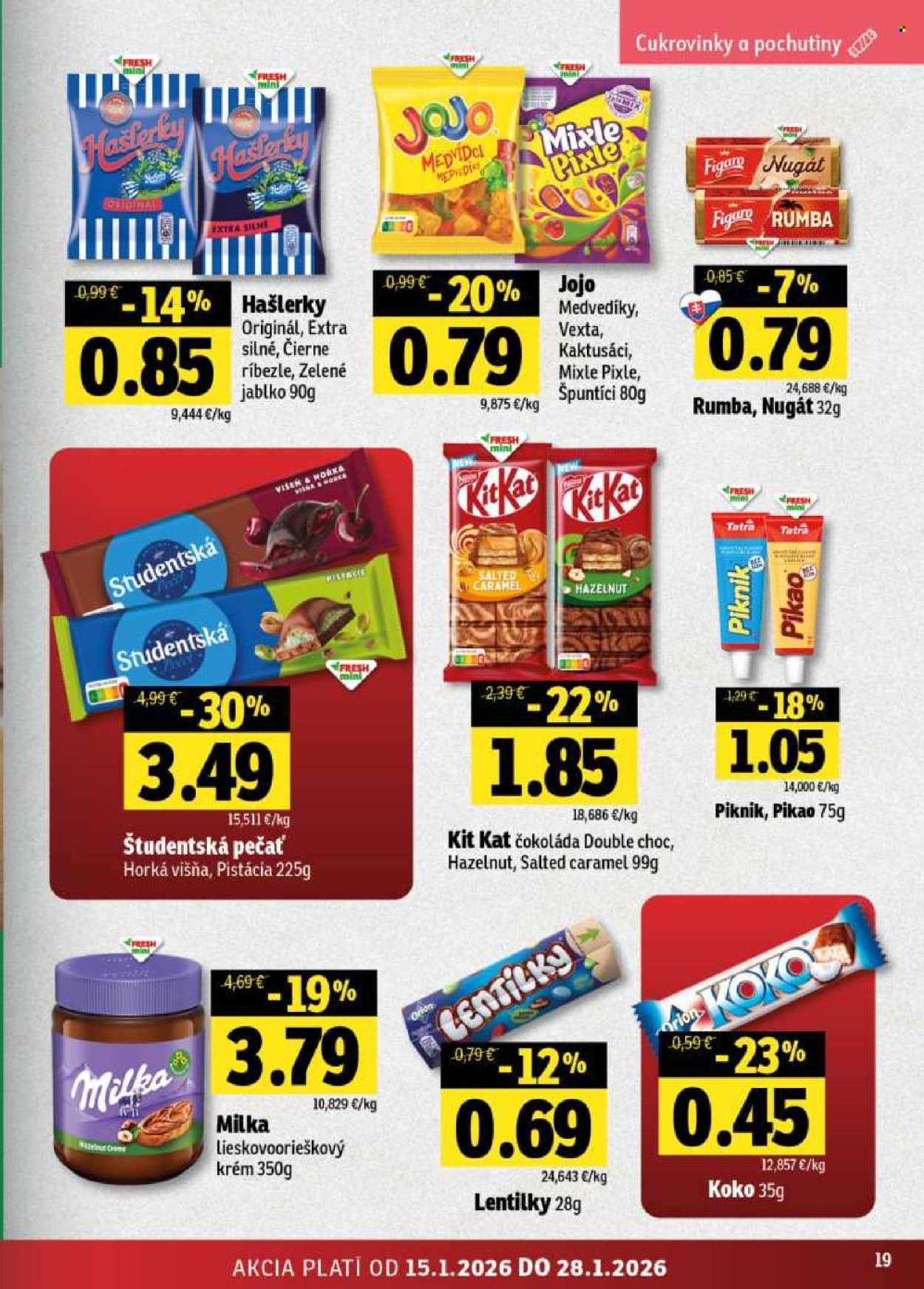 FRESH leták - Stredné a západné Slovensko (2026-01-15 - 2026-01-28) | 19