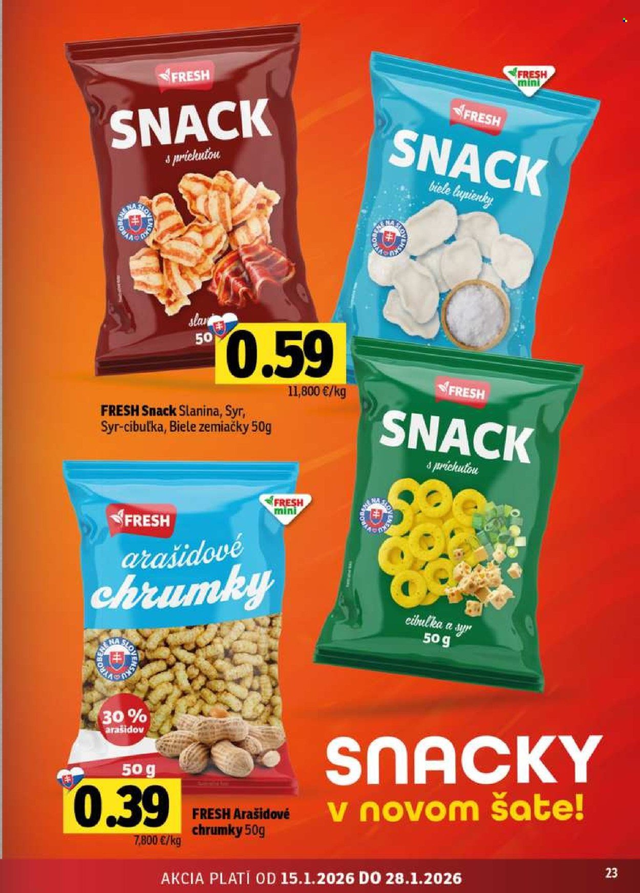 FRESH leták - Stredné a západné Slovensko (2026-01-15 - 2026-01-28) | 23