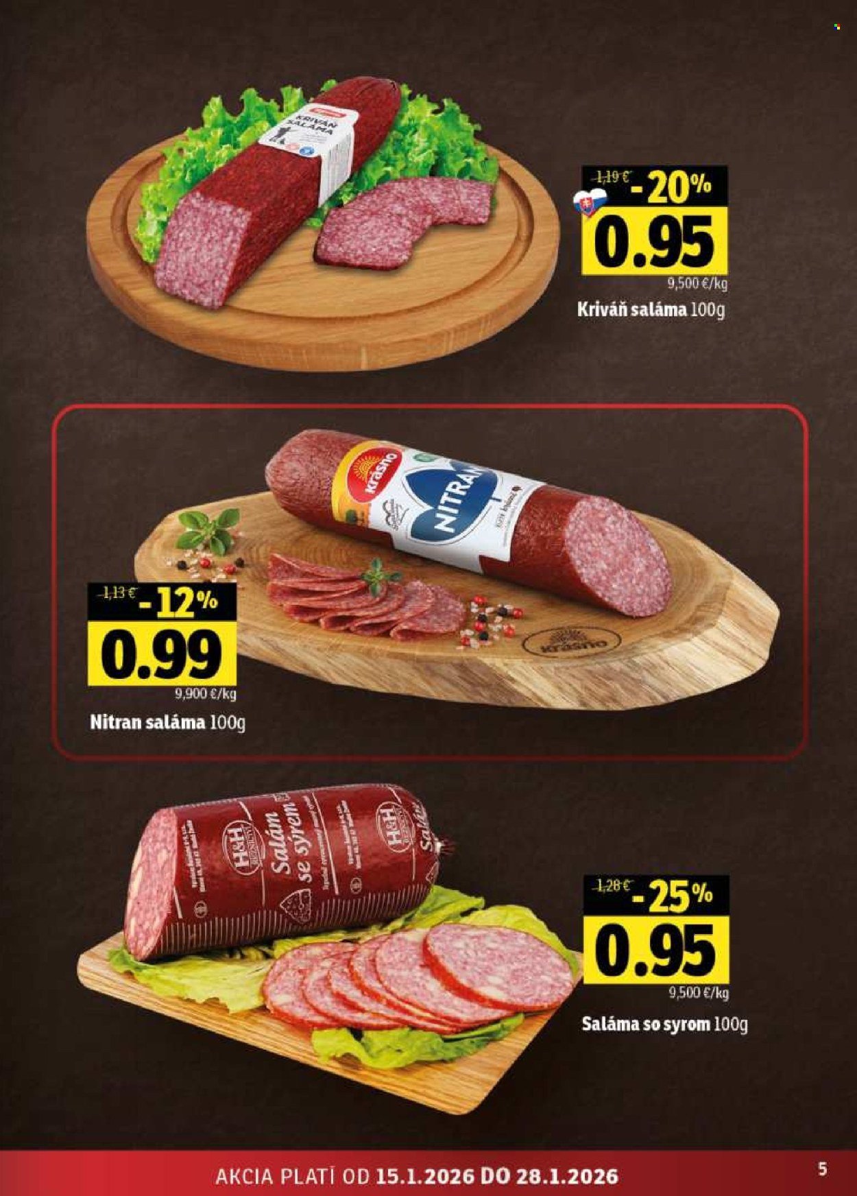 FRESH leták - Stredné a západné Slovensko (2026-01-15 - 2026-01-28) | 5