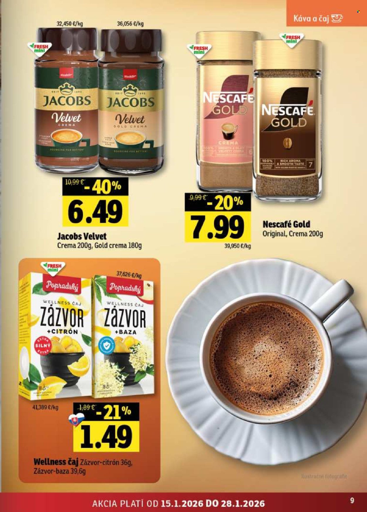 FRESH leták - Stredné a západné Slovensko (2026-01-15 - 2026-01-28) | 9