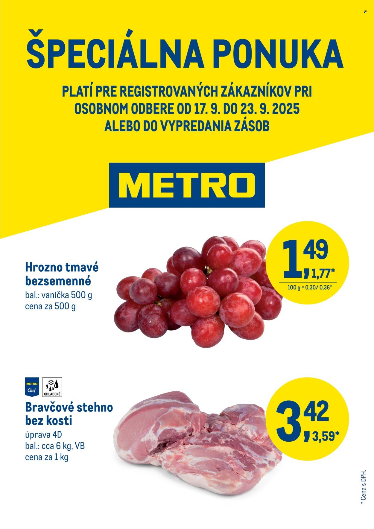 METRO leták - Špeciálna ponuka (2025-09-17 - 2025-09-23) | 1