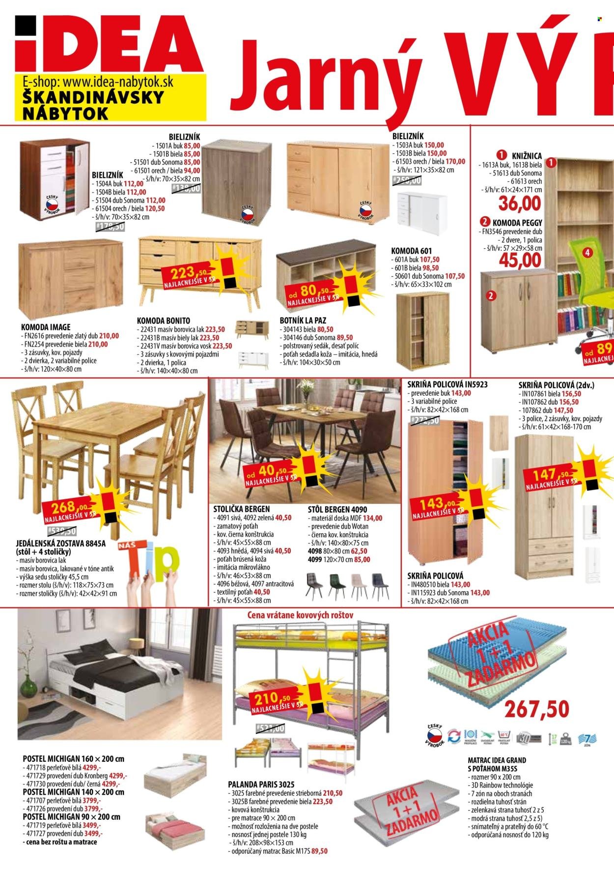 IDEA NÁBYTOK leták - Od stredy 15.4.2026 (2026-04-15 - 2026-04-30) | 2