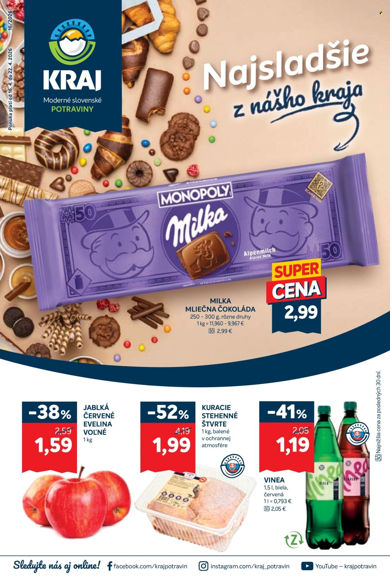 KRAJ leták - Od štvrtka 16.4.2026 (2026-04-16 - 2026-04-22) | 1