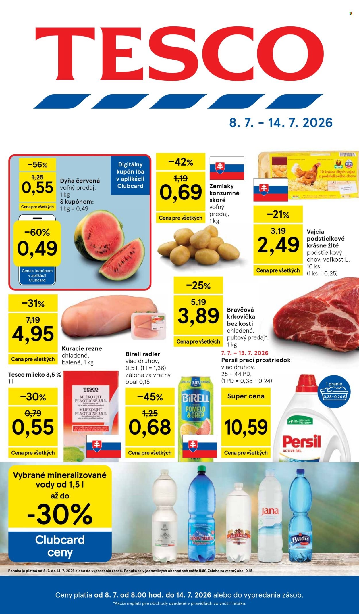 TESCO leták - Od stredy 8.7.2026