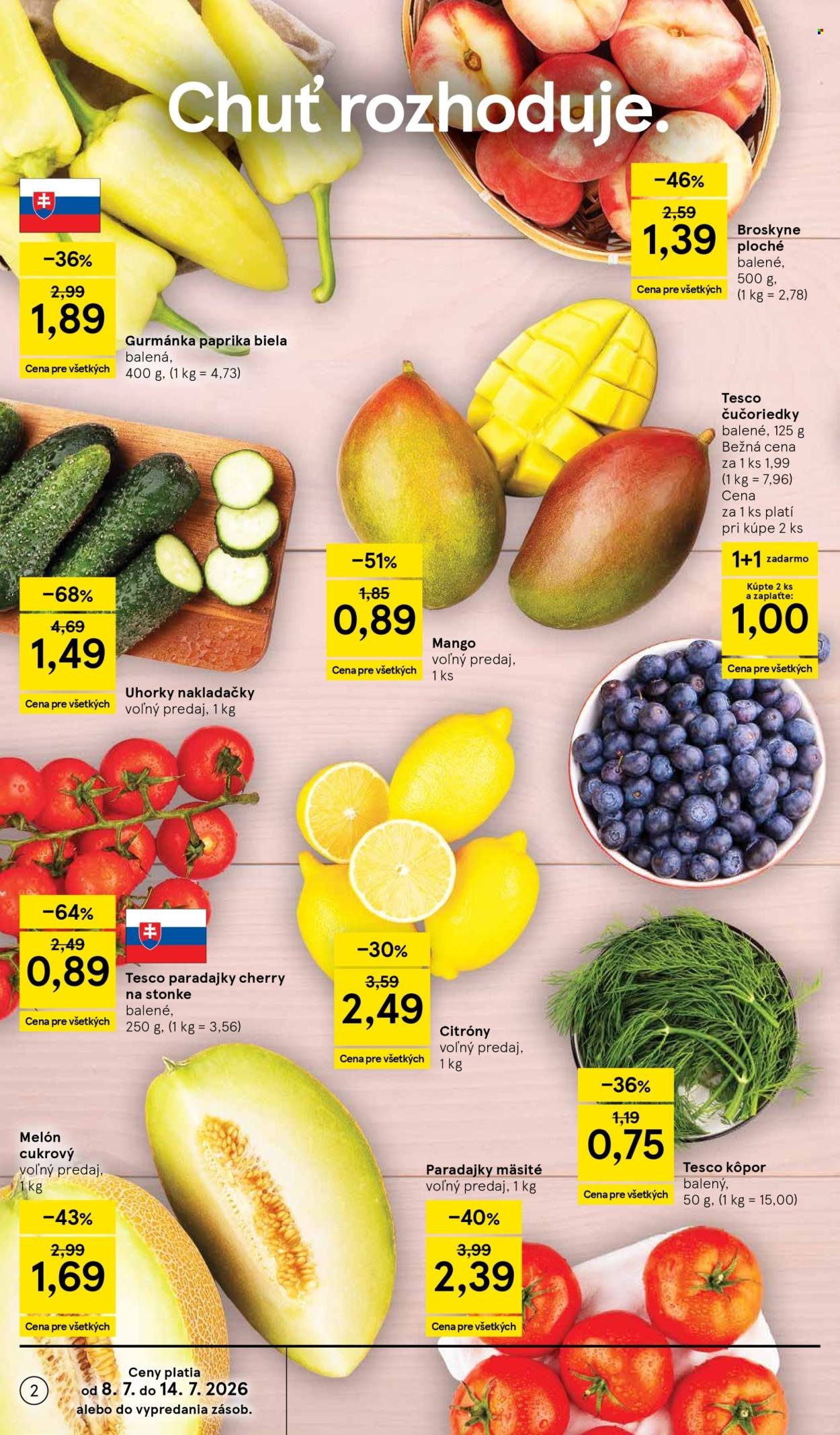 TESCO leták - Od stredy 8.7.2026
