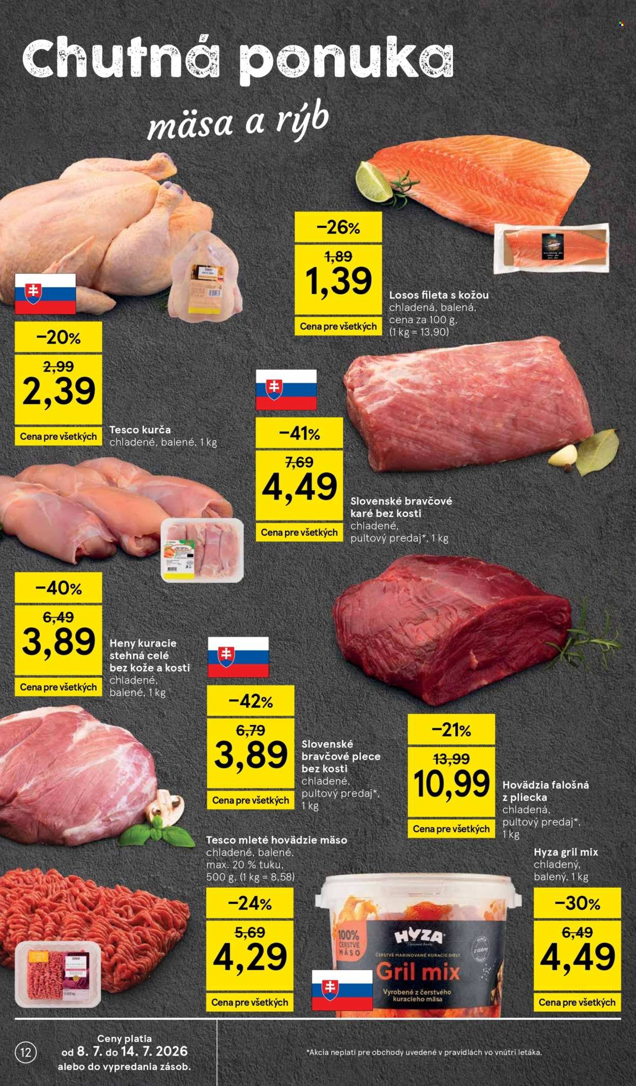 TESCO leták - Od stredy 8.7.2026