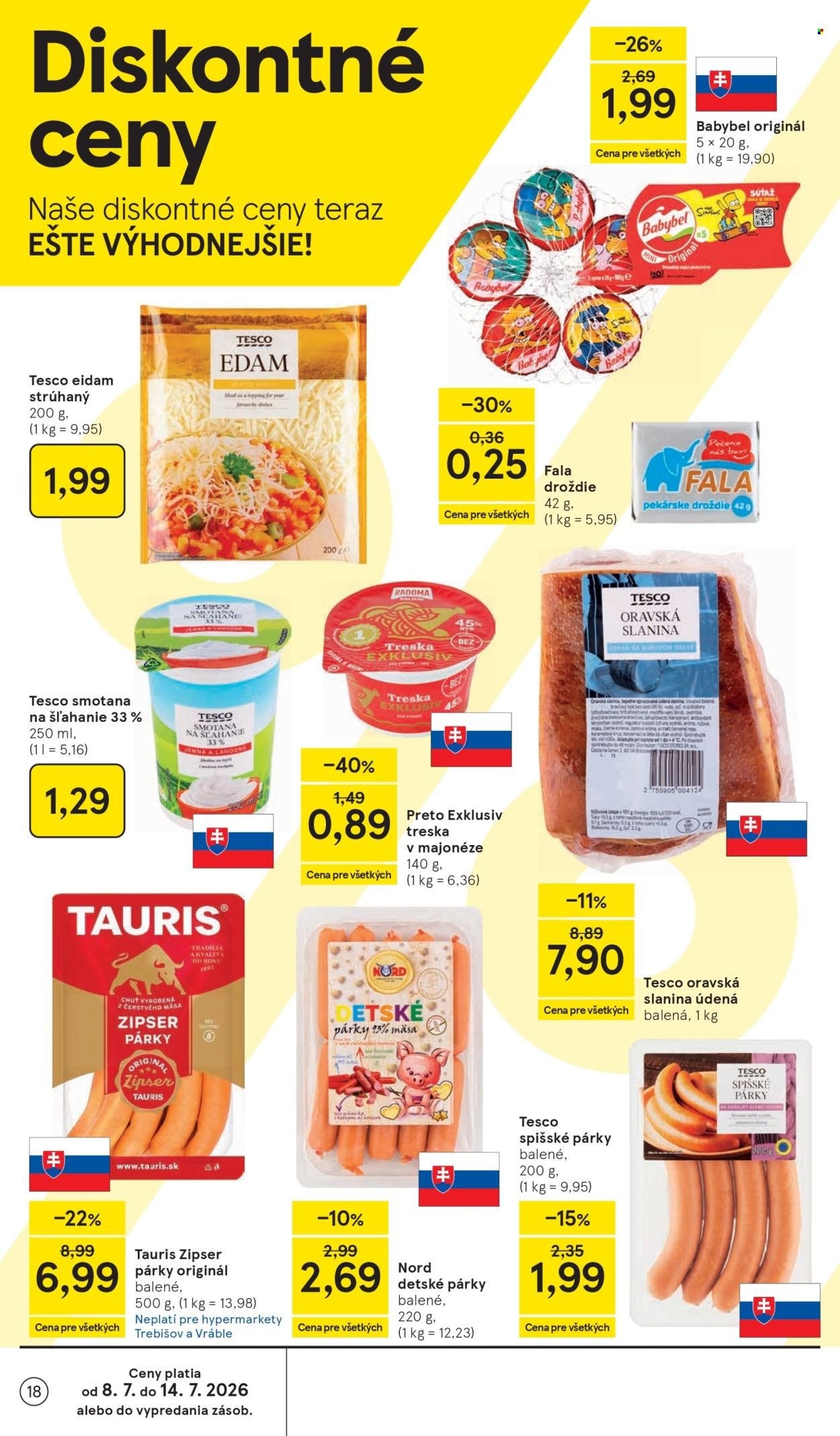 TESCO leták - Od stredy 8.7.2026