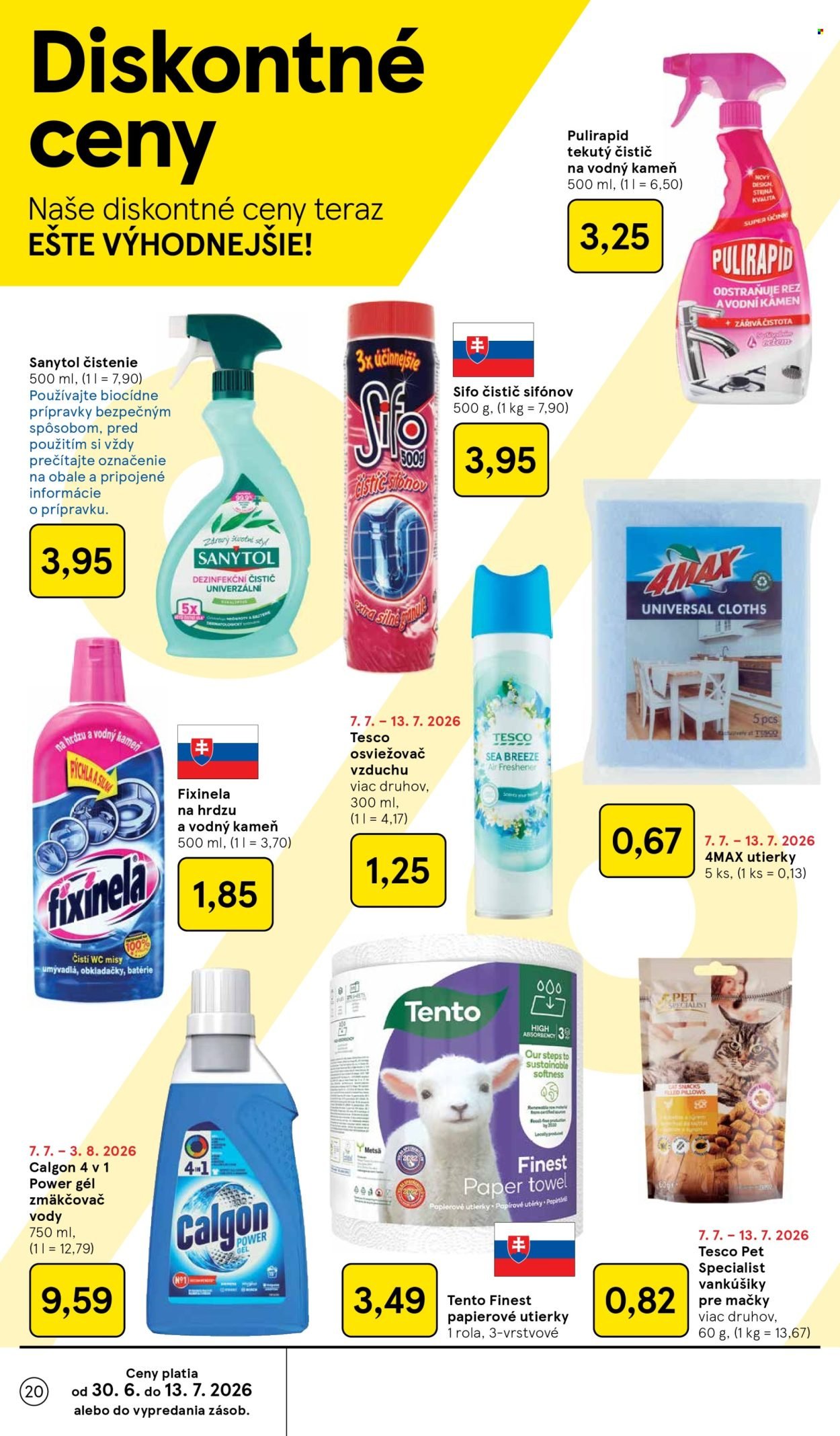 TESCO leták - Od stredy 8.7.2026