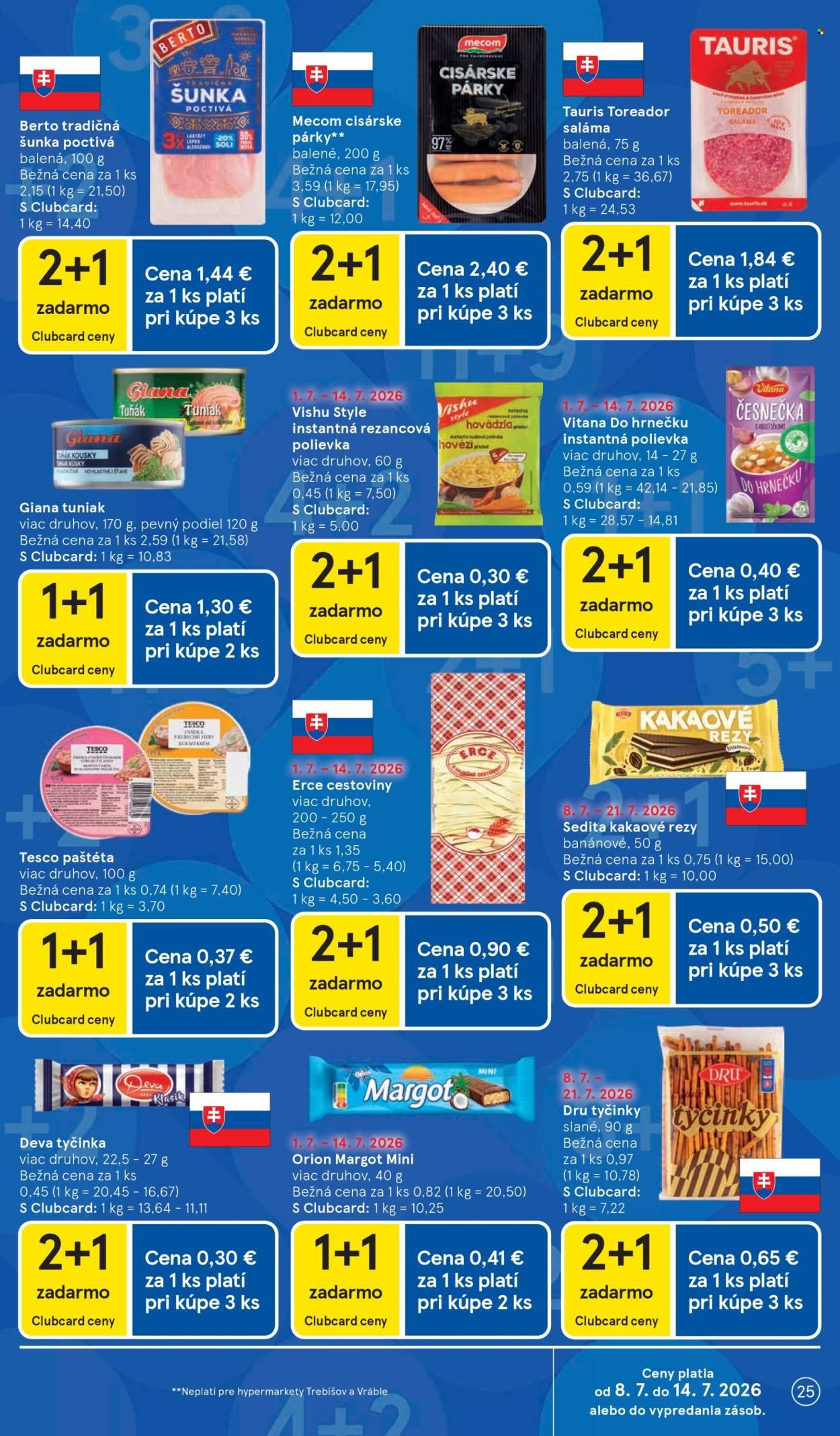 TESCO leták - Od stredy 8.7.2026