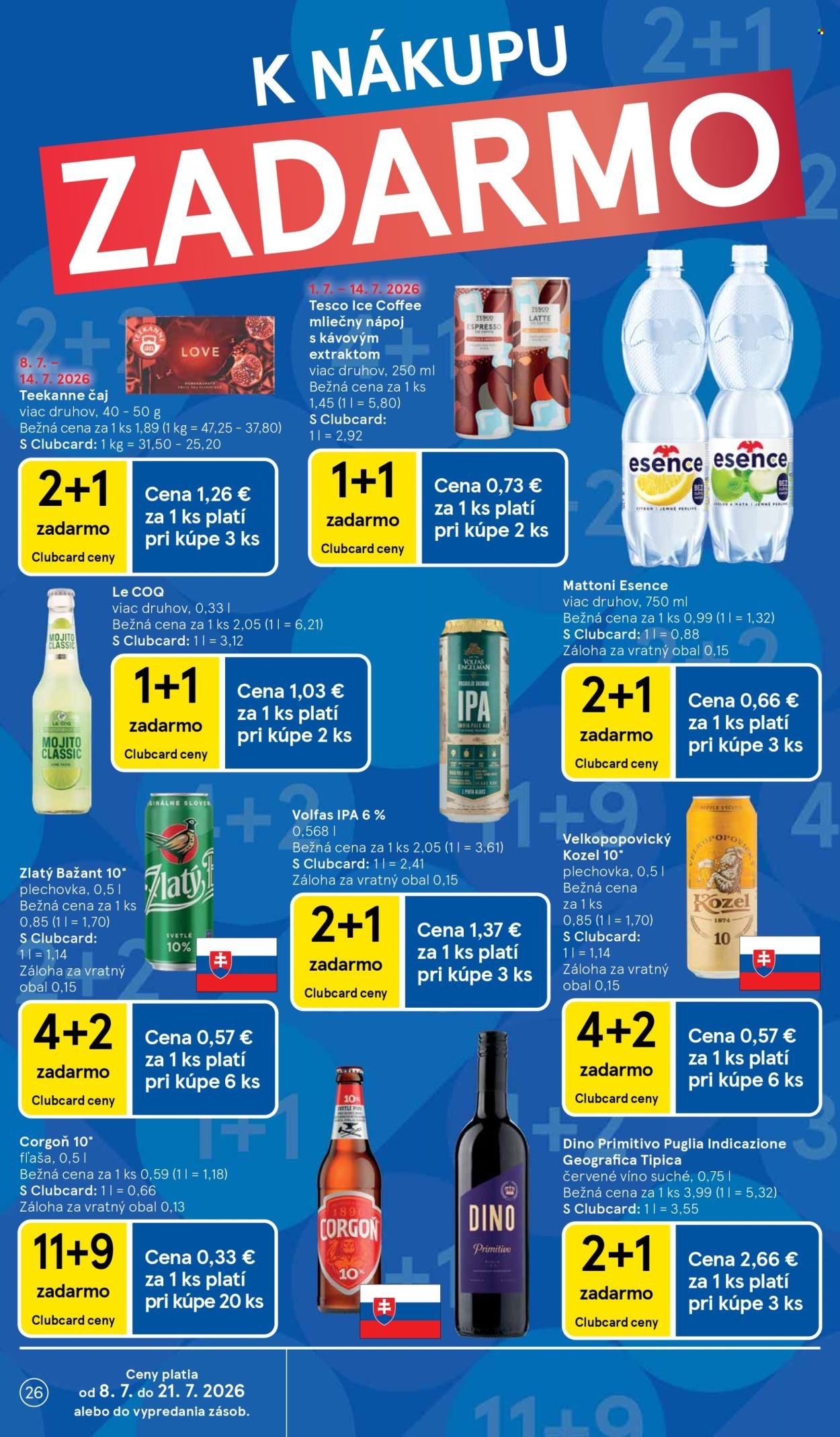 TESCO leták - Od stredy 8.7.2026