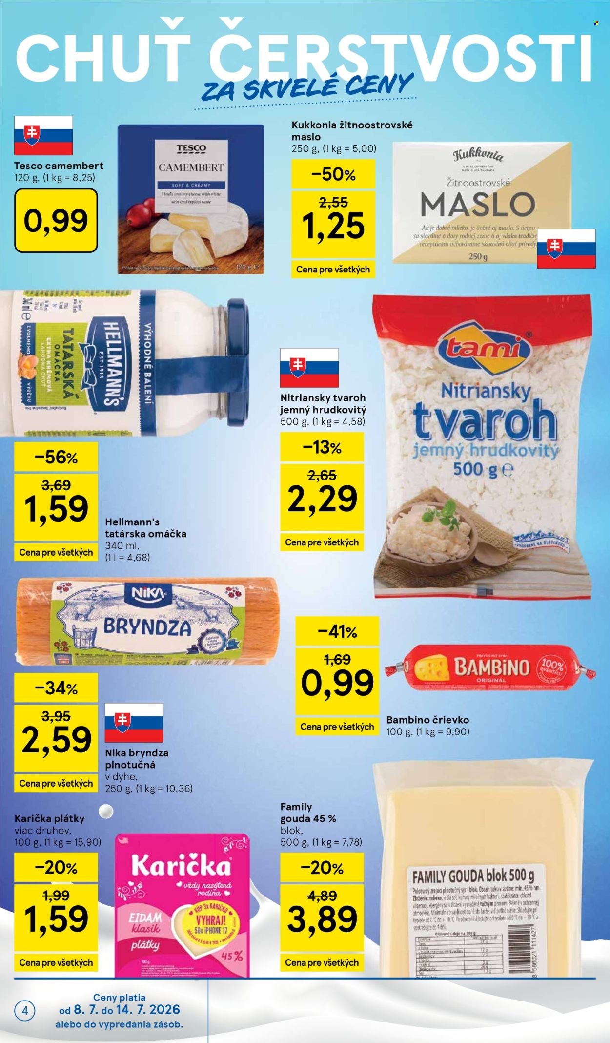 TESCO leták - Od stredy 8.7.2026